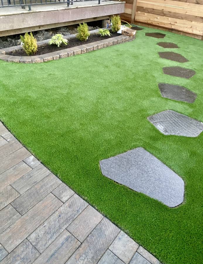 Artificial Turf Langley. Benjamin Landscaping and Projects.  