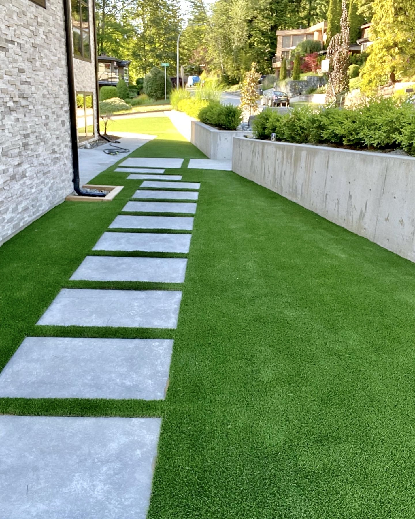 Artificial Grass installations in Coquitlam and Port Moody Projects.  