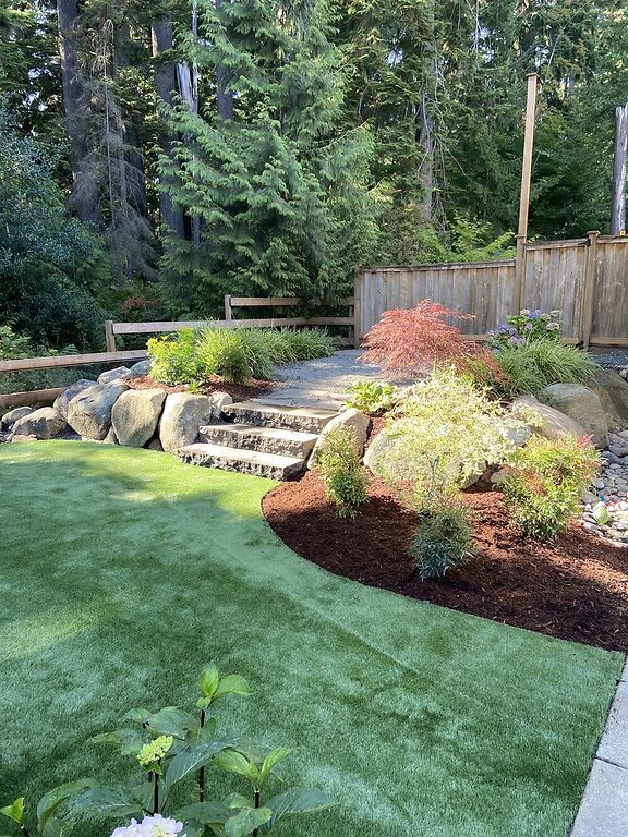 Synthetic grass in Port Moody by Benjamin Landscaping and Projects. Projects. 