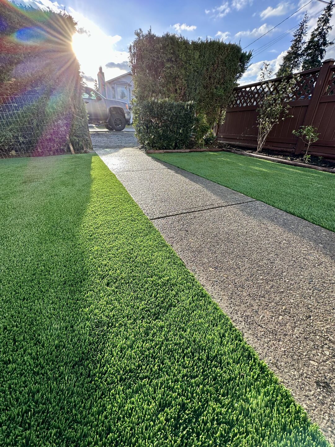 Artificial Turf Installations in Coquitlam, Port Moody, Langley, Surrey, White Rock, West Vancouver, North Vancouver, Vancouver.