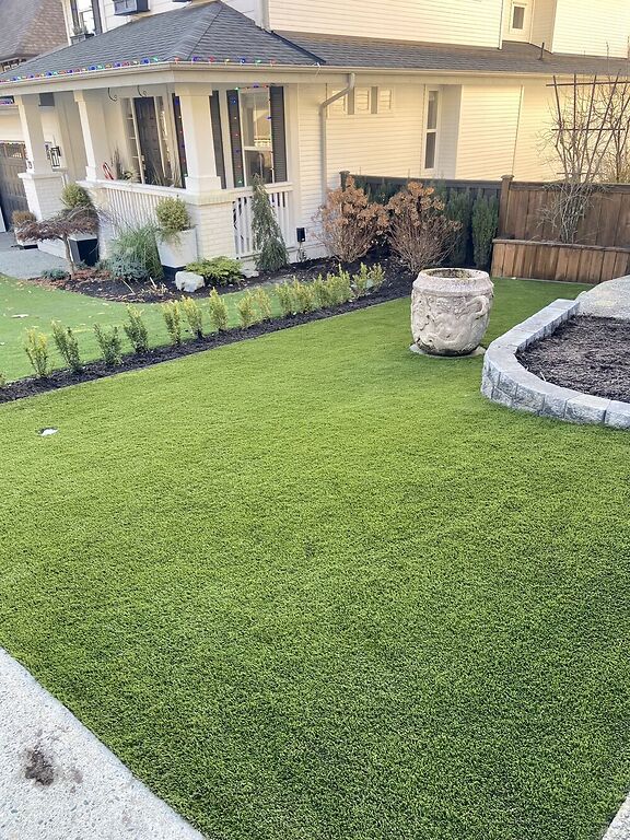 Synthetic grass in Port Moody by Benjamin Landscaping and Projects. Projects. 