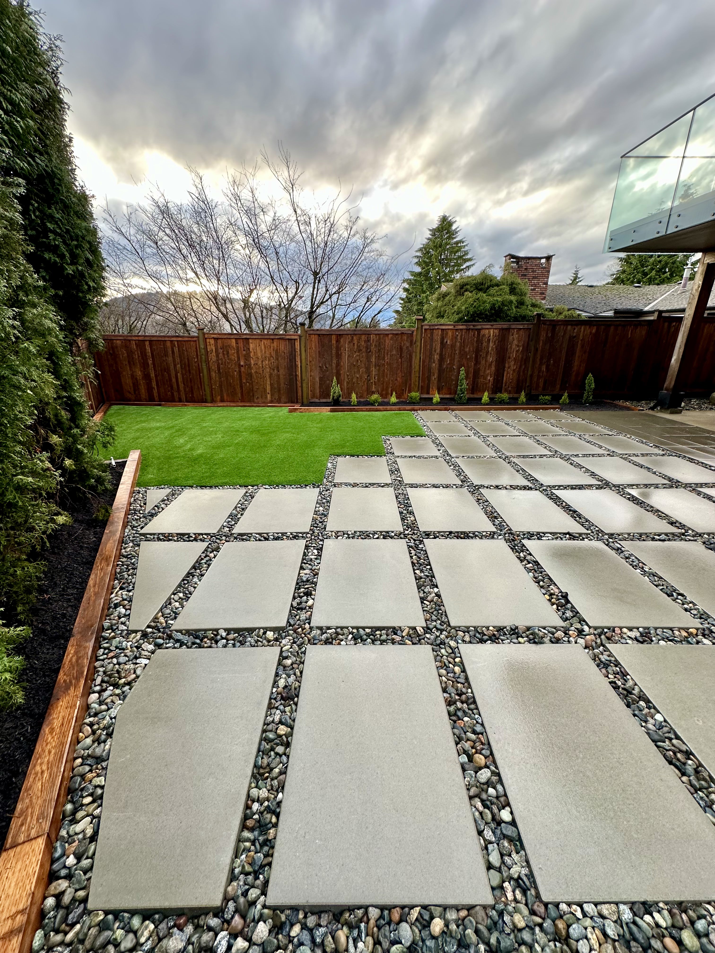 Landscape design and construction in Port Moody by Benjamin Landscaping and Projects.