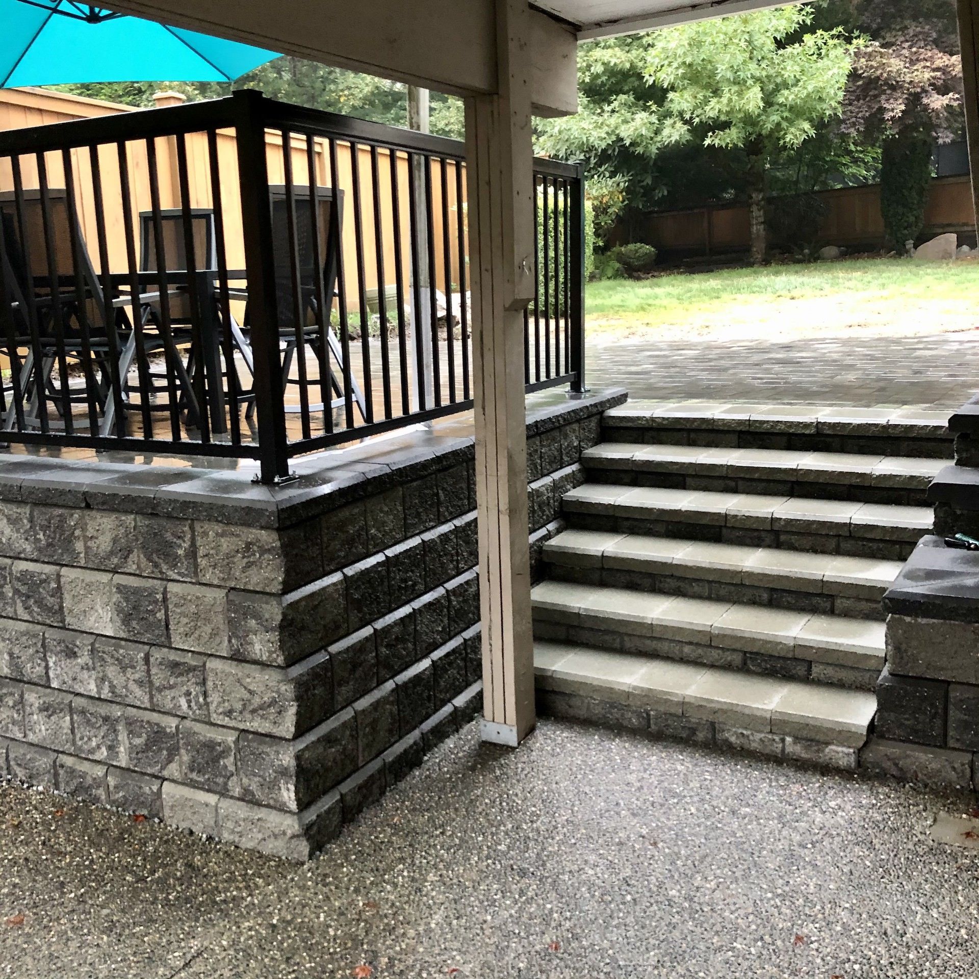 Benjamin Landscaping and Projects. Landscape stairs in Port Moody