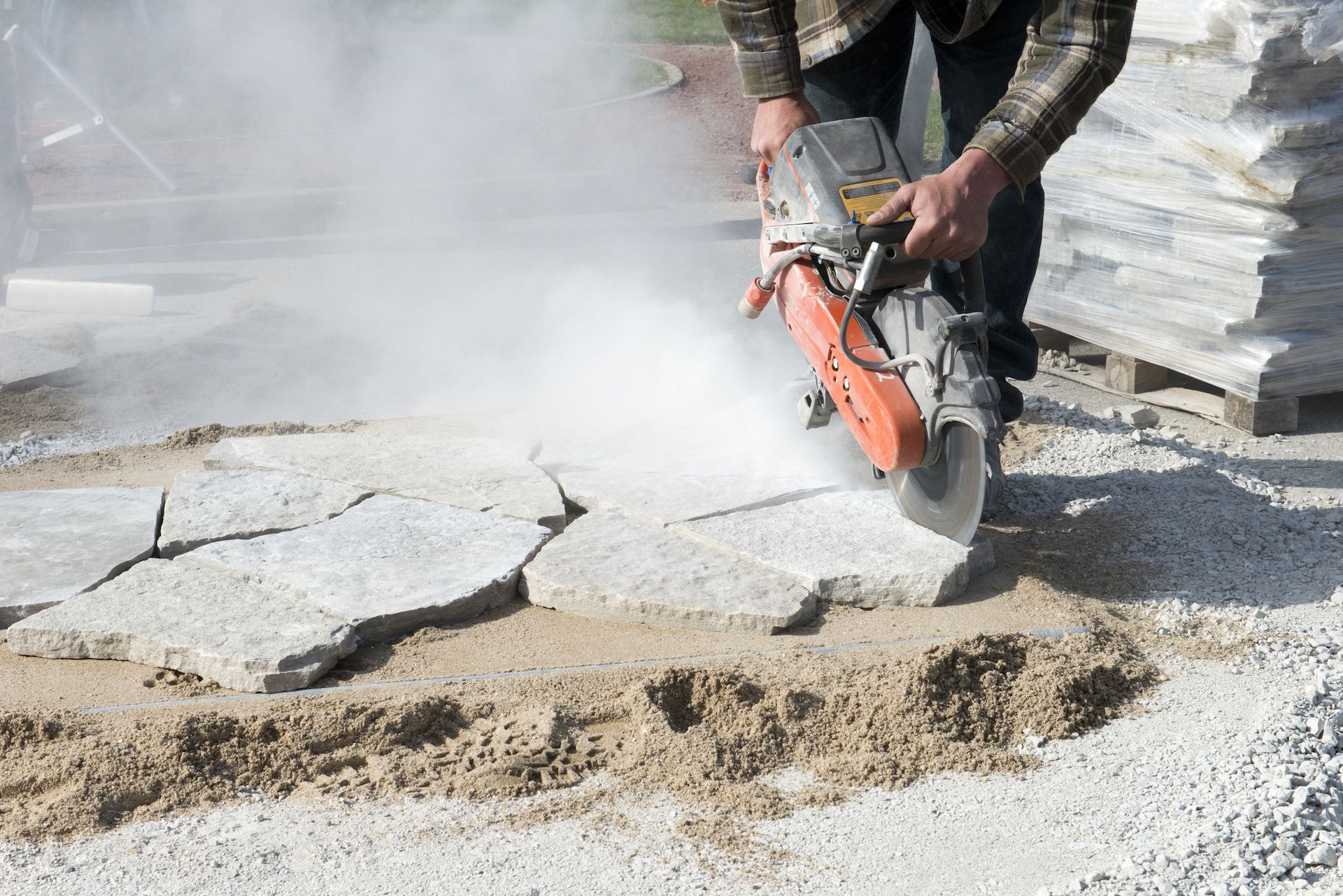 Natural flagstone in Port Moody