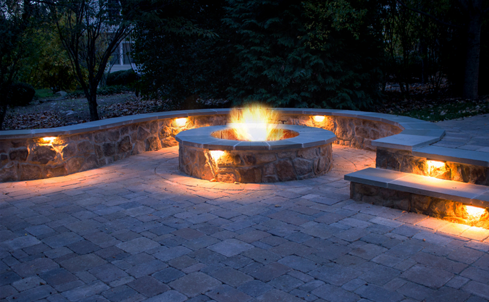 Fire Pit in Coquitlam. Benjamin Landscaping and Projects. 