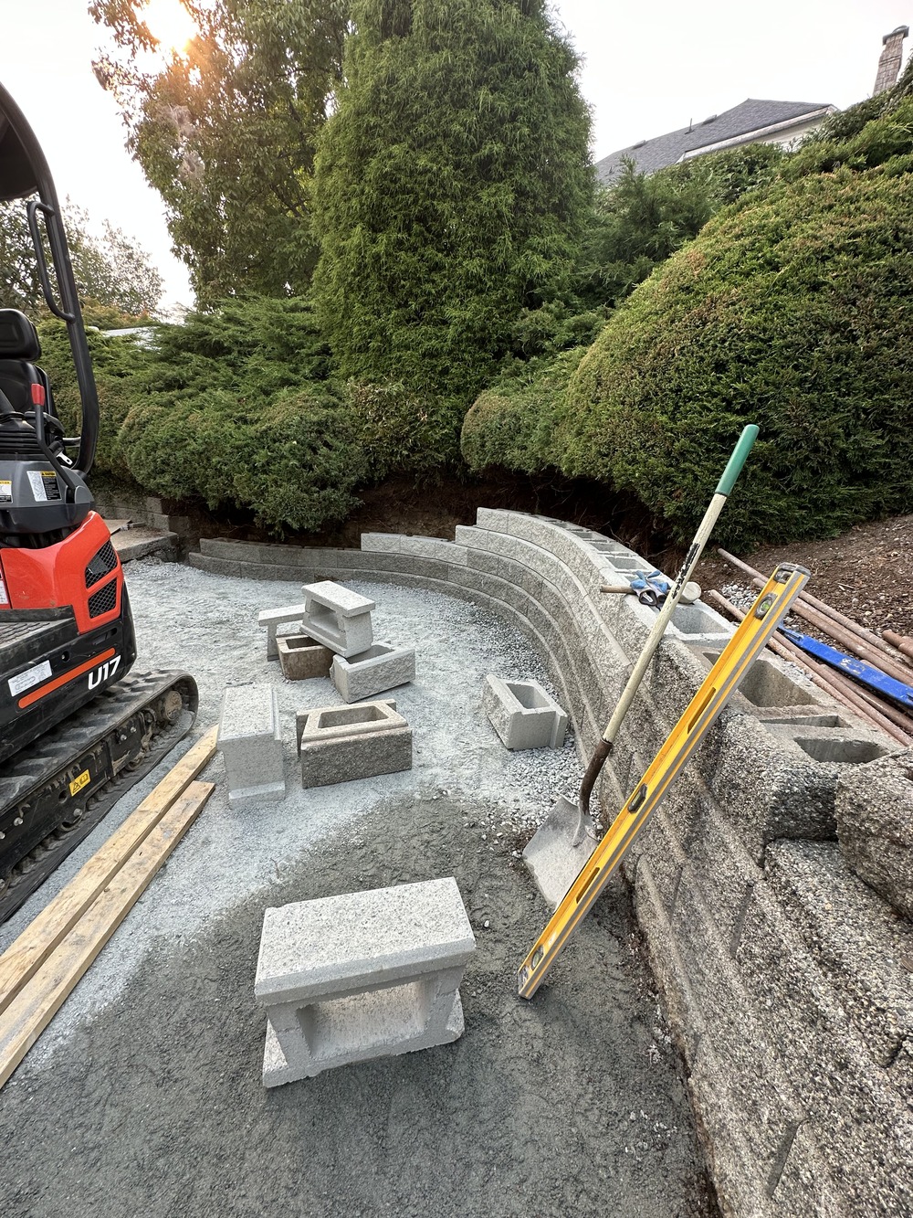 Hardscape construction in Vancouver by Benjamin Landscaping and Projects. 