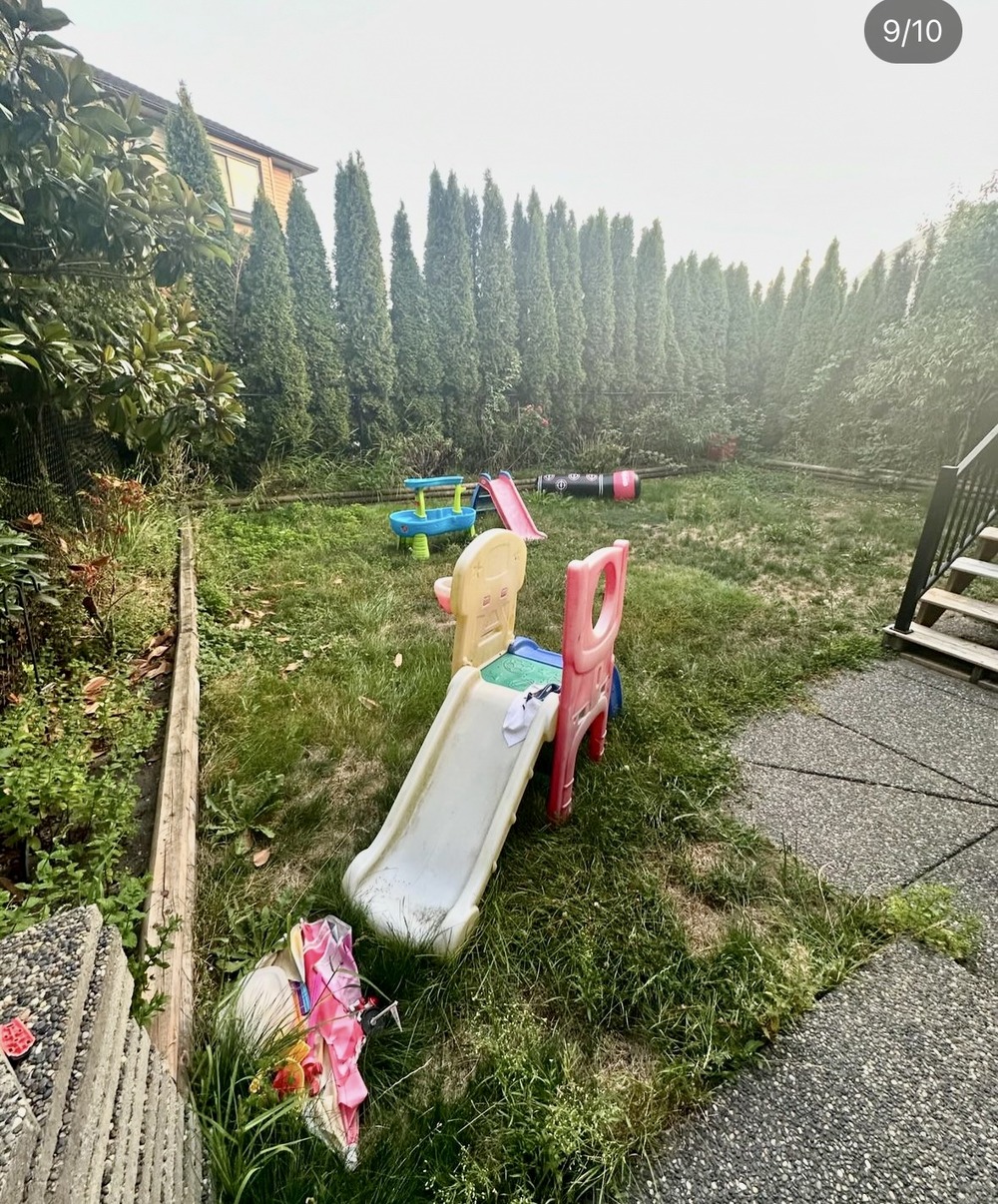 Before Artificial Turf installation in Maple Ridge